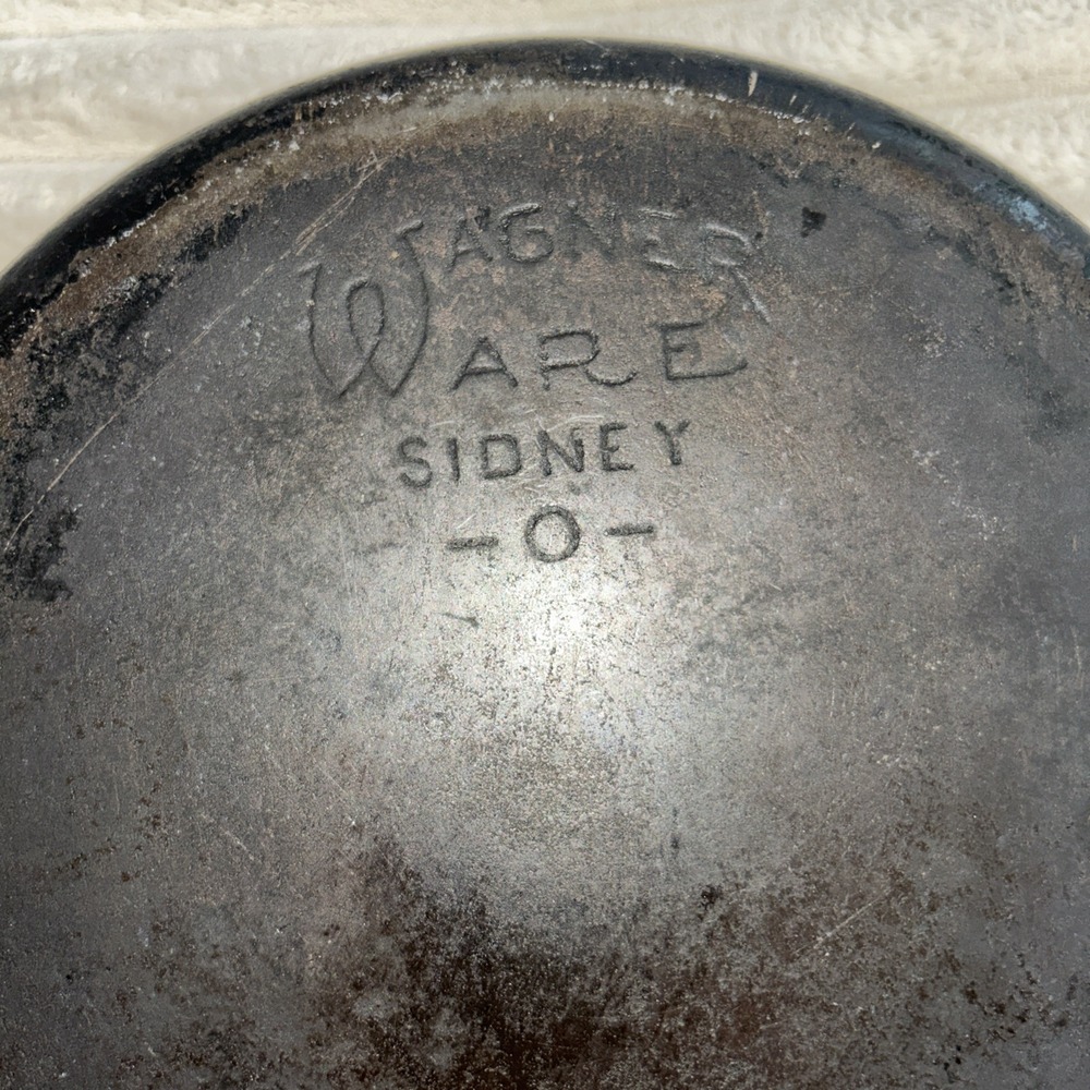 Wagner Ware 10" Cast Iron Chicken Fryer #8 Skillet Pan Sidney Vintage